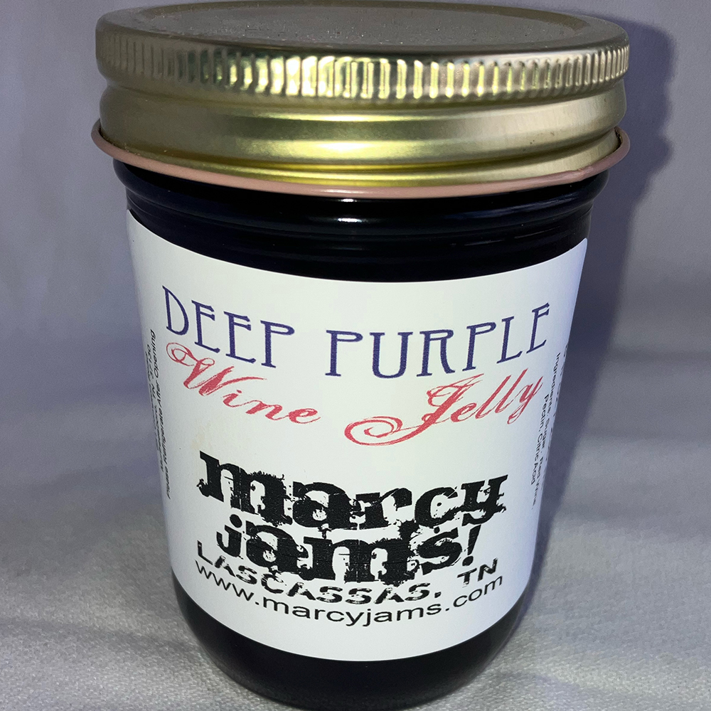 Marcy Jams! Deep Purple Wine Jelly The Hamery